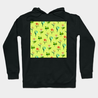 Mondstadt Flowers Print (Lime Green) Hoodie